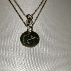 Silver Ducks Unlimited Necklace